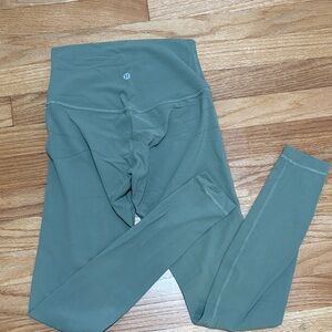 lululemon align Teal Leggings sz 4